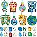 HOWAF 24 Pack Happy Earth Day DIY Craft OrnamentsMake Your Own Earth Day Art Kits for KidsEnvironmental Sorting Bin Craft Kit DIY Card Stickers for Save Earth Day Party Supplies Classroom Activity - Image 3