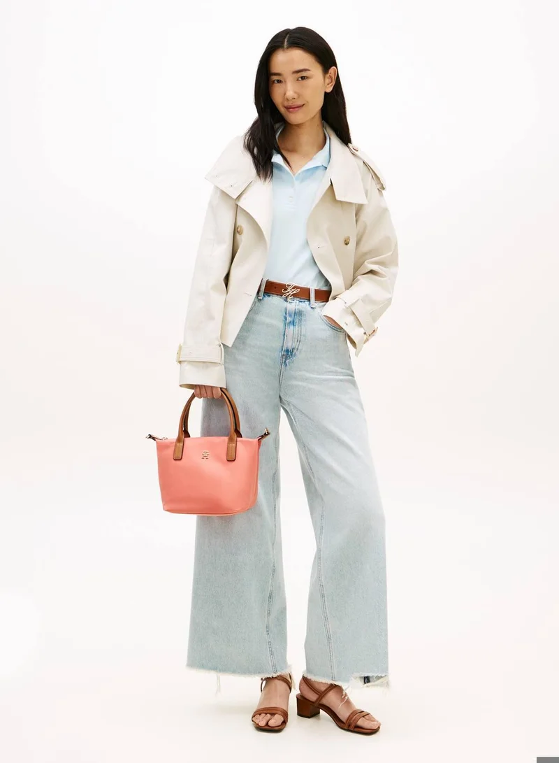 TOMMY HILFIGER Coral Clay TH Monogram Tote Bag for Women | Best Price UAE