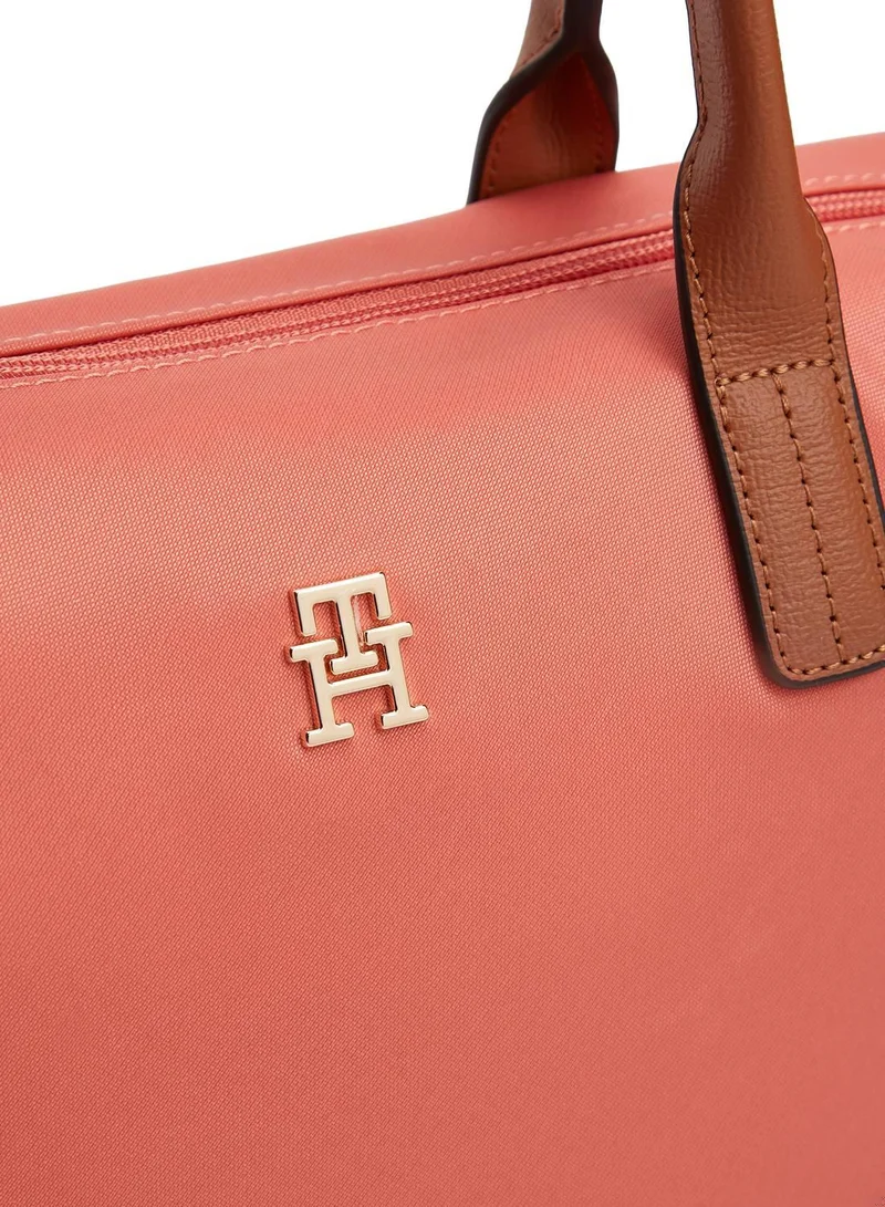 TOMMY HILFIGER Coral Clay TH Monogram Tote Bag for Women | Best Price UAE