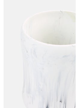 AMG Ceramic Open Top Storage Bowl, White  - Image 3