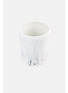 AMG Ceramic Open Top Storage Bowl, White  - Image 2