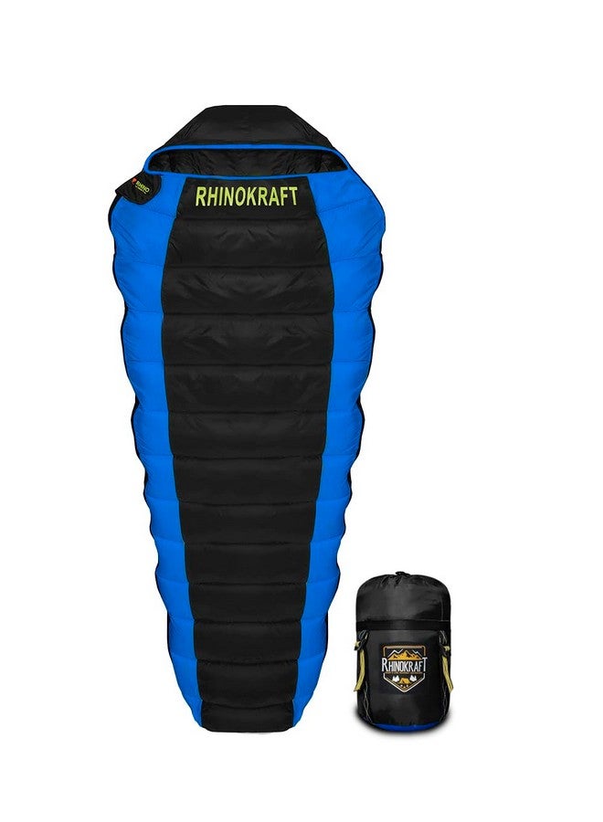RhinoKraft Camping Sleeping Bag - 3 Season Warm & Cool Weather - Summer, Spring, Winter, Lightweight, for Adults & Kids - Camping Gear Equipment, Traveling and Outdoors - Image 1