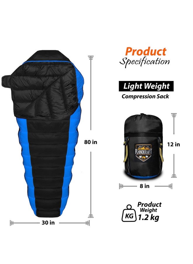 RhinoKraft Camping Sleeping Bag - 3 Season Warm & Cool Weather - Summer, Spring, Winter, Lightweight, for Adults & Kids - Camping Gear Equipment, Traveling and Outdoors - Image 2