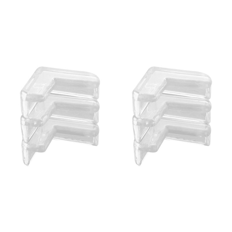 24 Pcs Soft Clear Table Corner Protectors Childproof Safety Edge Guards Desktop - Image 2