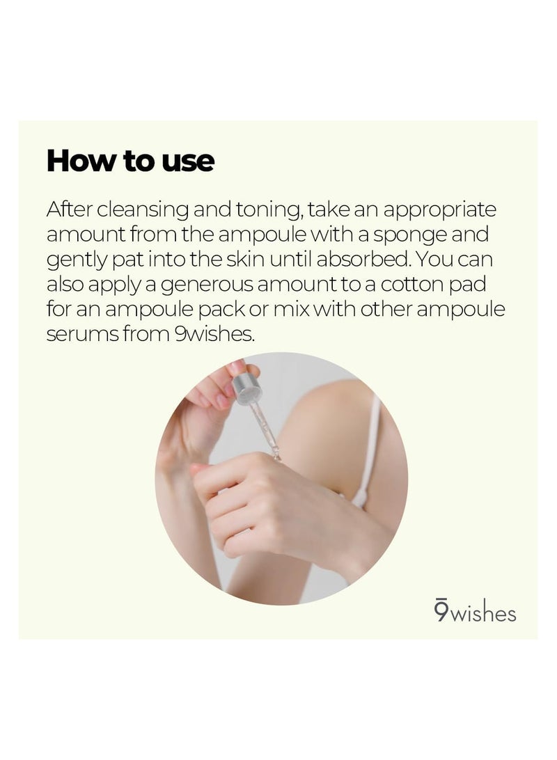 9WISHES [9wishes] Pine Ampule Serum 0.85 Fl. Oz, Pore Reducer & Sebum Control & Dead skin cells - Repair & Purify Skin - Soothing Redness Irritation - Pore Refining Serum Soothing Moisturizing Hydration - Image 3