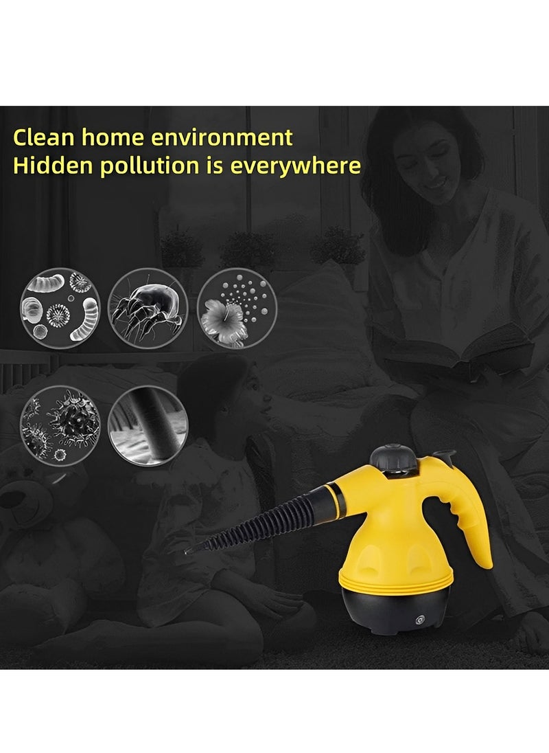 Perfin - Handheld Steam Cleaner, High Pressure Steam Cleaner with 11 Accessories for Most Floors, Counters, Appliances, Windows, Autos and More - Image 1