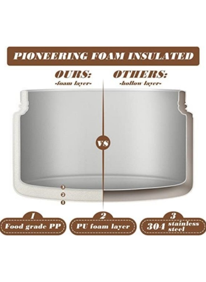 Microwaveable Thermal Lunch Box, Portable Insulated Lunch Containers With Bag, Kids, Set of 3 Tier Insulated Bento Boxes - Image 4