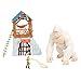 Terra by Battat  Electronic Toy Gorilla for Figurines  Jungle Playset with Animal Toys  Explore the Gorilla Expedition  Snowflake Edition for 3 Years - Image 4