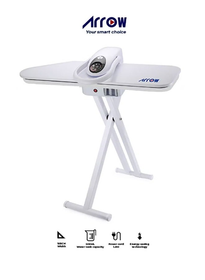 Arrow Steam Press with Stand, 42 inch, 90MM, 2200W | Steam Press with Digital Panel | Portable and easy to store | Digital display Touch Screen | Removable Water Tank for Easy Water Refilling|  RO-42ESPC - Image 1