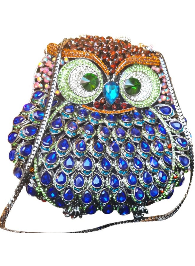 Harsha's Glam Clutches HGC Owl Crystal Clutch