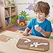 Woodtoe 2 PCS Dinosaur Sensory Table Inserts DoubleSided Dinosaurs Puzzle for Flisat Trofast 3D Wooden Dinosaur Puzzle Sensory Sand Water Table Accessories Science Toys STEM Kits for Kid Age 3 - Image 4