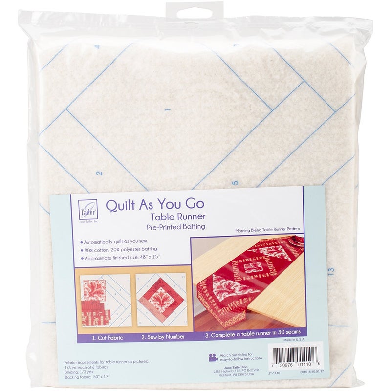 June Tailor Quilt As You Go Table Runner Quilt Pattern Morning Blend - Image 5