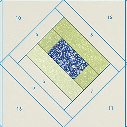 June Tailor Quilt As You Go Table Runner Quilt Pattern Morning Blend - Image 2