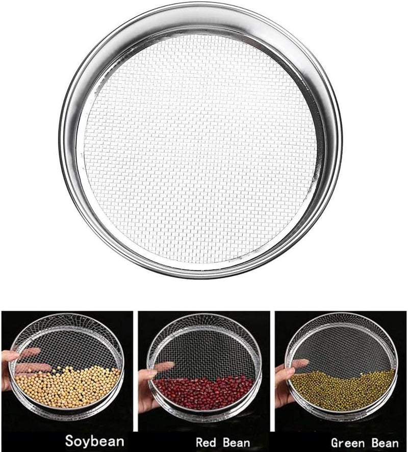 Spaceshoop 6 Pcs Flour Sieve Strainers Sets for Baking, 6 Sizes Stainless Steel Round Fine Mesh Strainer Sifters Food Strainers with 40 Mesh, Kitchen Strainer Colander Sieve for Bake Decorate Cakes - Image 5