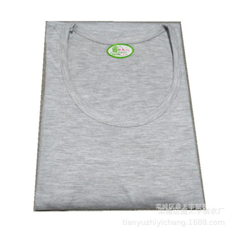 Factory Men'S Cotton Short-Sleeved T-Shirt Cotton Fat Round Neck T-Shirt Men'S T-Shirt Advertising Shirt - Image 5
