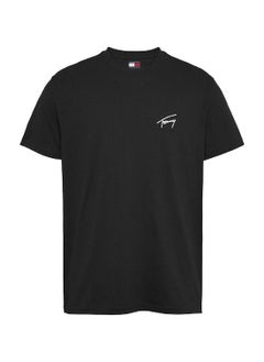 Men's Signature Logo Embroidery T-Shirt - Cotton, Black - pzsku/Z46A7B650A8A2C72CBD92Z/45/_/1738050841/f070caff-de37-4533-9047-9f645be25621