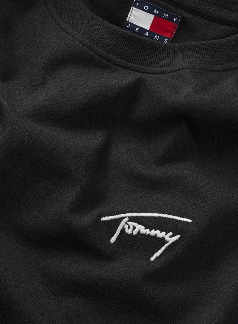 TOMMY JEANS Signature Logo Embroidery T-Shirt