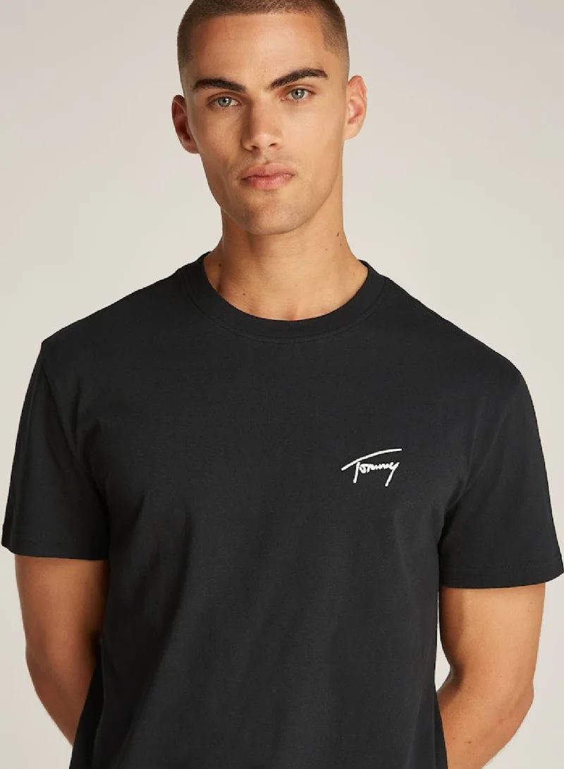 TOMMY JEANS Signature Logo Embroidery T-Shirt