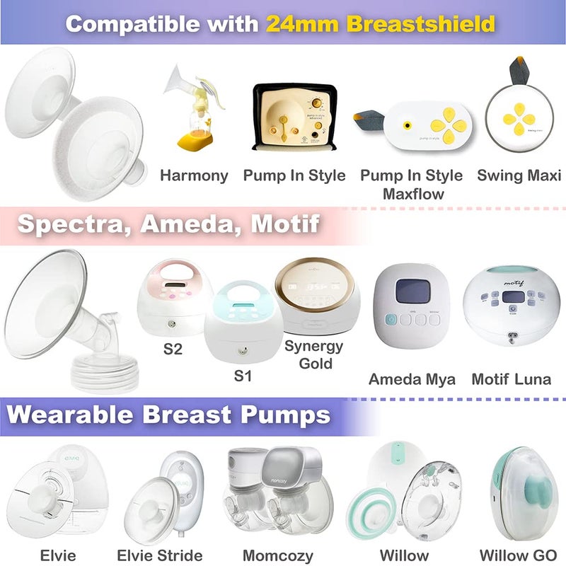 NENESUPPLY إدخالات فلانج 21 مم من نينسوبلاي الجيل الثاني متوافقة مع فلانج 24 مم من إلفي سترايد سبيكترا مومكوزي ويلو، تقليل 24 مم إلى 21 مم، ليست قطع مضخة إلفي الأصلية - Image 5