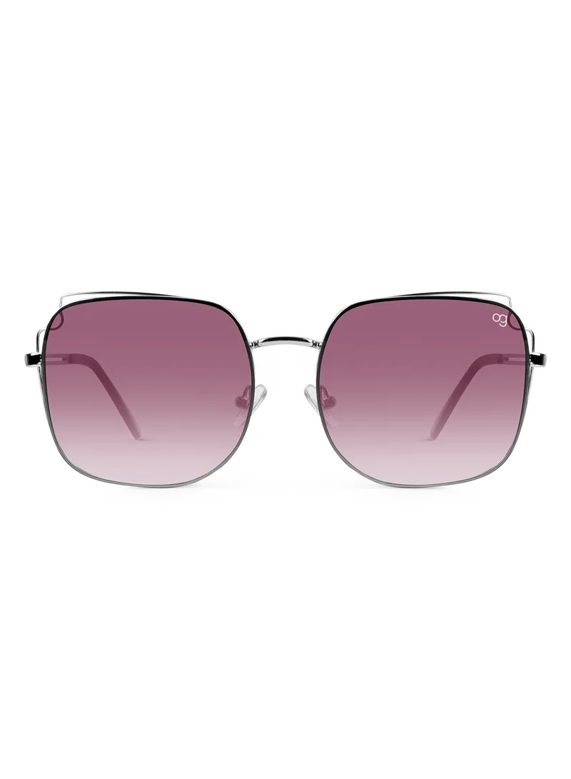Woggles  Latest & Stylish UV Protected Purple Square Sunglasses for Men & Women  | Best Price UAE