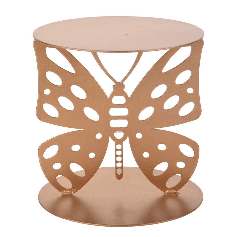 OM KRAFT Metal Cake Decor Tier Cake Spacer - Tier Cake Separator - Side Bar Floating Tier Spacer- Butterfly Shaper Spacer - Image 1
