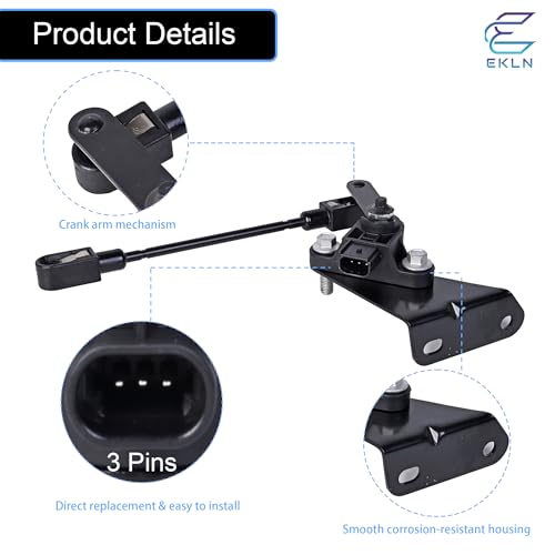 EKLN Suspension Ride Height Sensor Rear Compatible with 2003-2011 Ford Crown Victoria Lincoln Town Mercury Grand Marquis Car Height Sensor OE Replace# SKRHS036, V25720991, 8W1Z5359A - Image 2