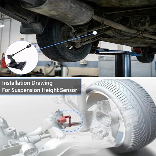 EKLN Suspension Ride Height Sensor Rear Compatible with 2003-2011 Ford Crown Victoria Lincoln Town Mercury Grand Marquis Car Height Sensor OE Replace# SKRHS036, V25720991, 8W1Z5359A - Image 3
