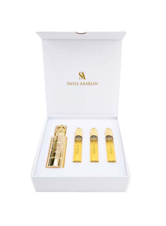 SWISS ARABIAN مجموعة مكونة من 3 عطور Rose 01 Experience - للجنسين، 30 مل - Image 1