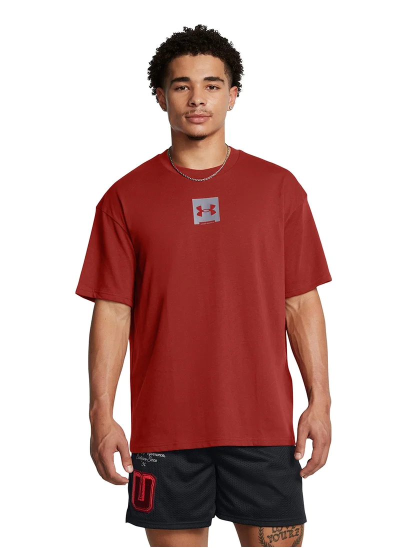 UNDER ARMOUR Heavyweight Oversized Logo T-shirt