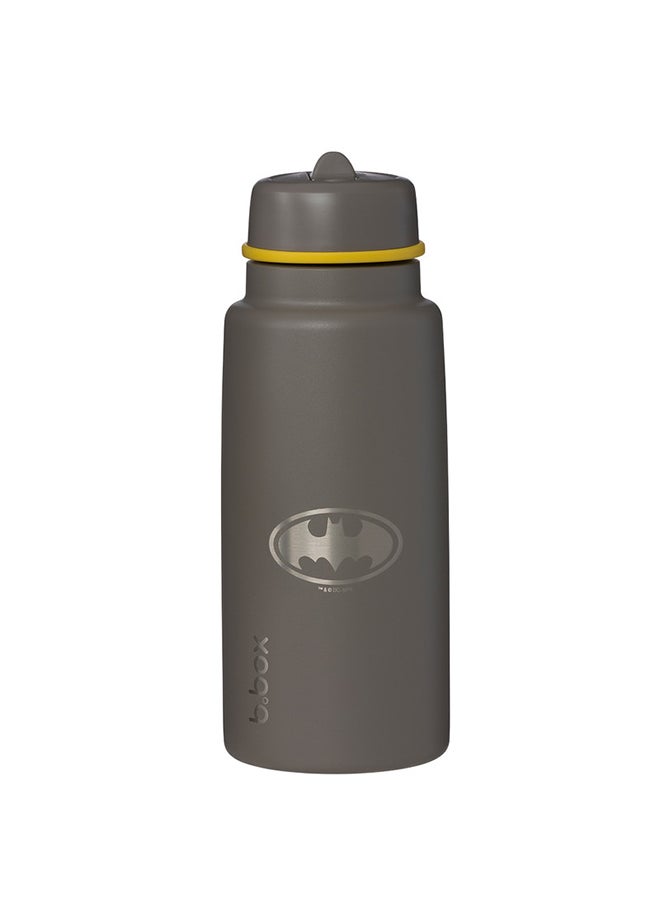 b.box Batman 1L Insulated Flip Top Drink & Water Bottle, Triple Layer Insulating Stainless Steel, Keeps Drinks Cold up to 46hrs, 1L/33.8 - Image 2