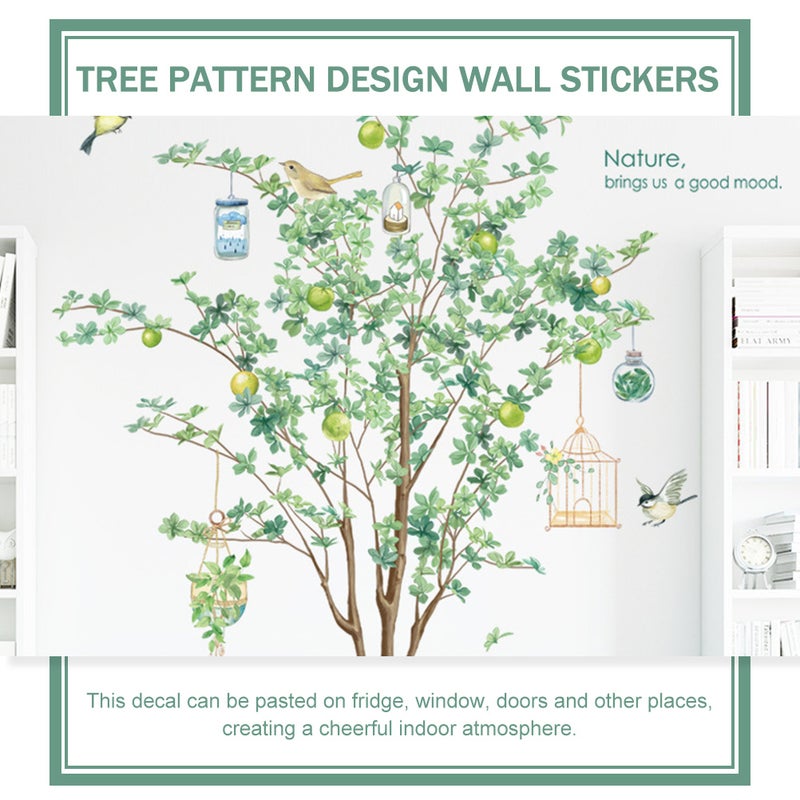 Scandinavian Plant Design Wall Stickers For Indoor Decoration 90x30cm Multi Color Decorative 2Pcs - Image 5