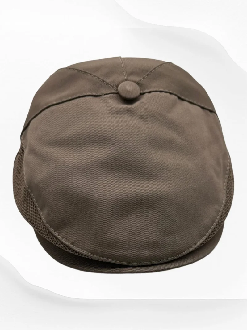 Tezzgelsin Men's Mesh Buttoned Summer Local Cap Hat
