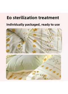 Generic Thickened Disposable Bed Sheet Four-piece Quilt Cover Pillowcase Hotel Supplies Household Portable Suit Travel Wholesale-Color:Nuanyang Travel Three-piece Suit [single Three-day Trip]  - Image 5