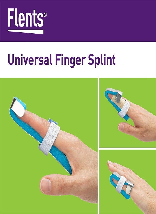 Flents Universal Finger Splint Flexible Design Helps Support & Protect Injured Finger - Image 2
