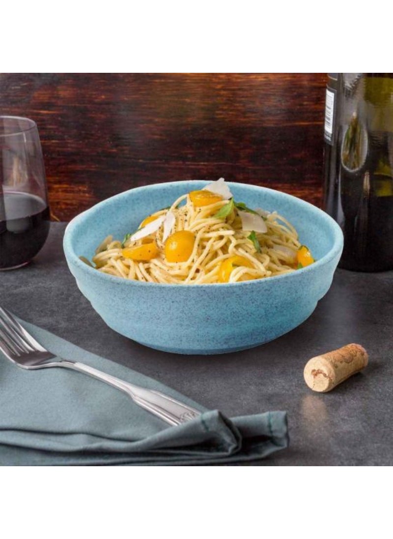 Top Pick Melamine Serving Bowl Blue Speckle Food-Safe Bowl Is A Delightful 