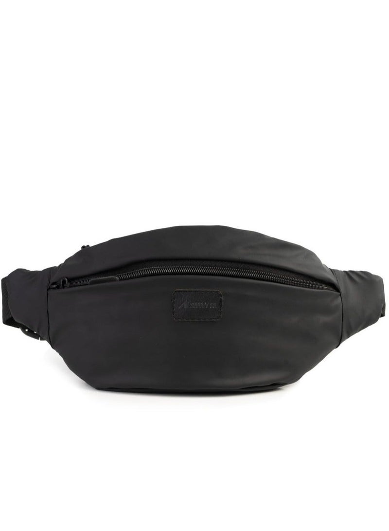 ايه ار سابلاي Ar Wave من Arij Bags | شنطة كروس وشنطة صدر للاستخدام اليومي والخروج، مبطنة من الداخل ضد الصدمات، جيب رئيسي، جيب أمامي، جيب خلفي (25 × 14 × 7 سم) (أسود) - Image 1