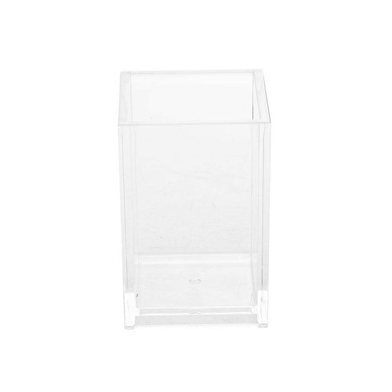 Mavis Laven MAVIS LAVEN Large Brushes Storage Acrylic Makeup Brush Organizer Nail Pen Organizer Case Single 1 Compartment Transparent Cosmetics  - Image 2