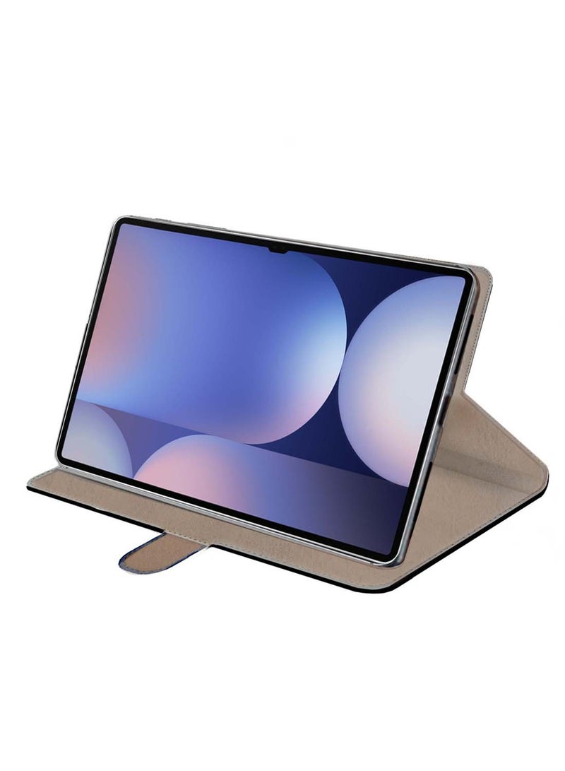 Wtech Samsung Galaxy Tab S10+ / S10 Plus 5G 2024 (12.4 inch) X820 X826B WTech PU Leather Magnetic Closure Flip Case Cover - Light Brown - Image 4