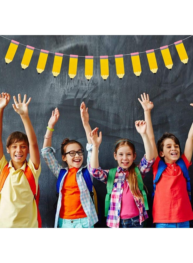 Partyprops Pencil Banner | Pencil Garland | Kindergarten Banner | Classroom Decor | Pencil Party Decorations | Back to School Party Decorations | Teacher's Gift - Image 5