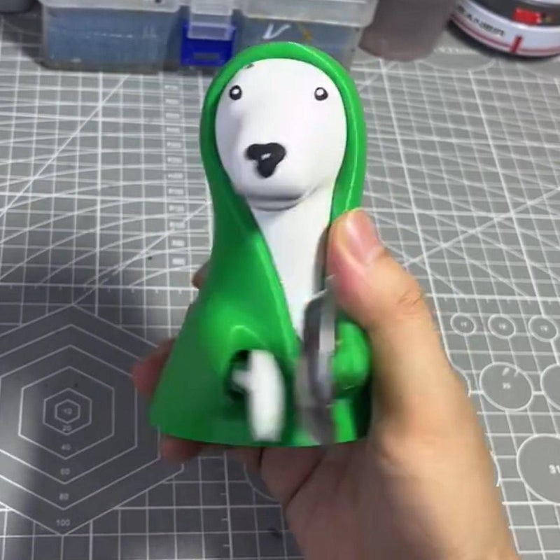 Green Funny Barking Dog Toy Prank Gag - Image 3