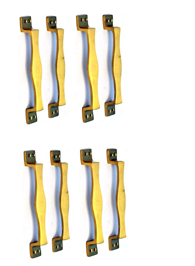GHAR DWAR Door Handle Cool Door Handles for Main Door/Main Door Handle/Door Handle/Zinc Alloy (7 Inch) Main Door Handle, Antique Finish Door Handles for Home and Office (EXEL) (Pack of 4 Pair) - Image 1