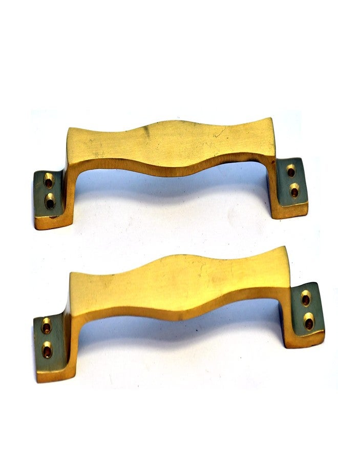 GHAR DWAR Door Handle Cool Door Handles for Main Door/Main Door Handle/Door Handle/Zinc Alloy (7 Inch) Main Door Handle, Antique Finish Door Handles for Home and Office (EXEL) (Pack of 4 Pair) - Image 3