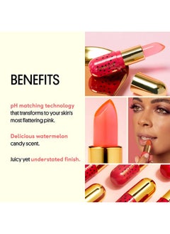 Winky Lux Watermelon Jelly Ph Lip Balm Hydrating Lip Balm Natural Pink Tint With Ph Color Changing Moisturize & Soften Lips Vegan & Cruelty Free  - Image 3
