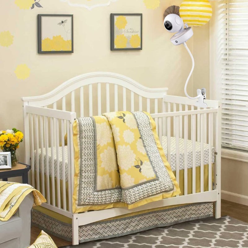 wochel Universal Baby Monitor Mount For Anmeate Sm24  Arlo  Motorola  Owlet Cam And Most Other Baby Monitors  Flexible Gooseneck Baby Monitor Holder For Crib Without Tools Or Wall Damage - Image 4