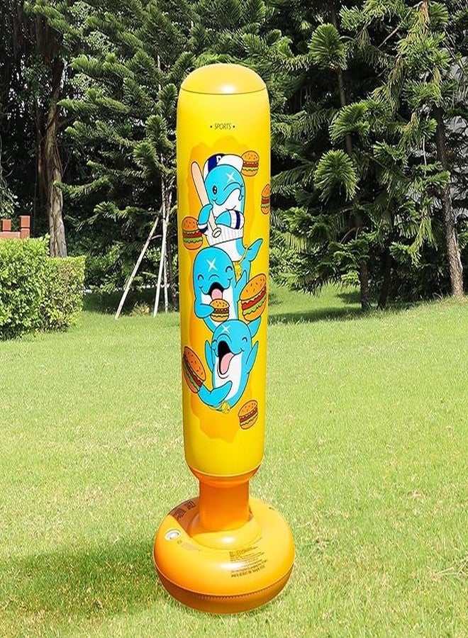 kesig® Inflatable Kids Punching Bag, Punching Bag Karate Gifts for Boys and Girls, Boxing Bag for Immediate Bounce Back for Practicing Karate, Taekwondo, and to Relieve Pent Up Energy in Kids - Image 1