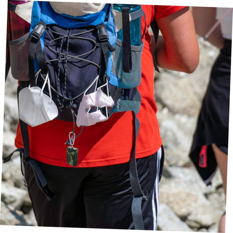 Camouflage Portable Metal Ashtray Keychain Compact Ash Tray for Outdoor Travel Camping Hiking - Image 4