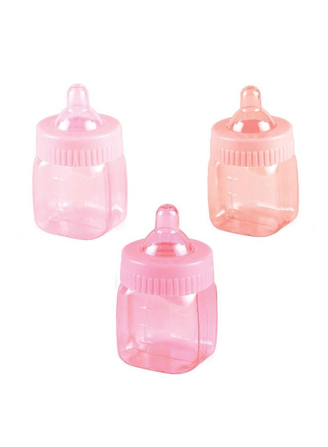 Amscan Pink Baby Bottle Favor 6pcs, Baby Shower Party Favor