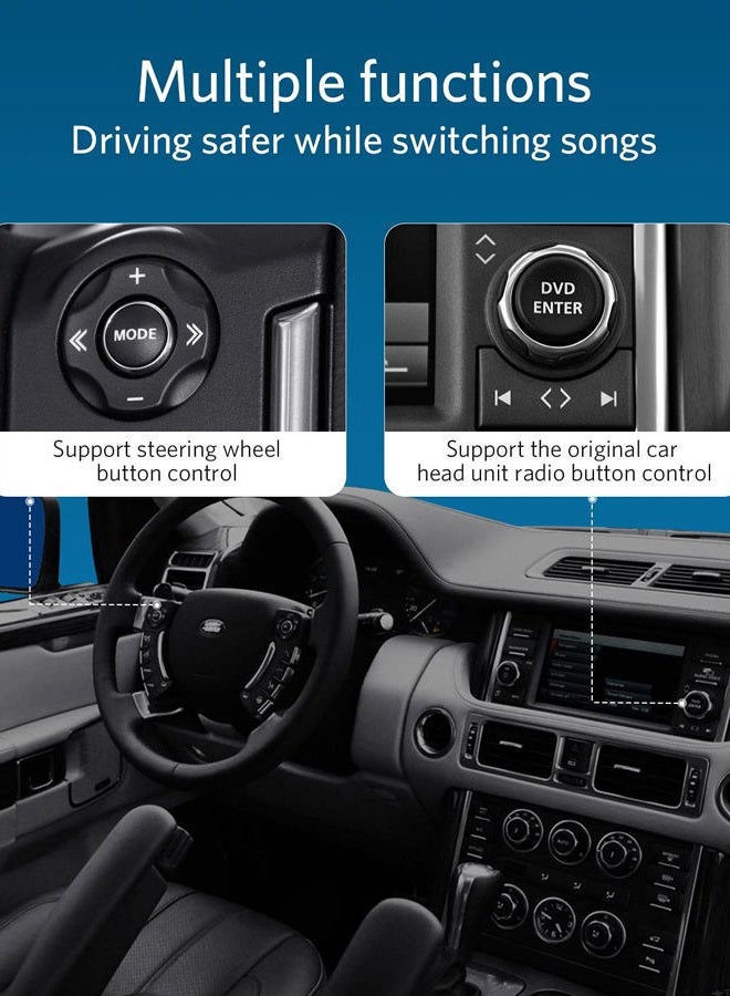 Invery Airdual Bluetooth 5.0 aptX-HD Adapter for Land Rover, Range Rover, Jaguar iPod iPhone Music Interface - Image 3