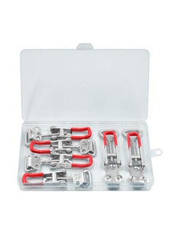 FEIGO 6 Pack Adjustable Toggle Latch Clamp 4001 330 Lbs 150Kg Holding Capacity 4001 Heavy Duty Quick Release Pull Latch Toggle Clamp  - Image 4