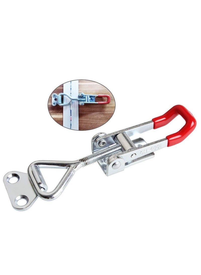 FEIGO - 6 Pack Adjustable Toggle Latch Clamp 4001 330 Lbs 150Kg Holding Capacity 4001 Heavy Duty Quick Release Pull Latch Toggle Clamp - Image 1